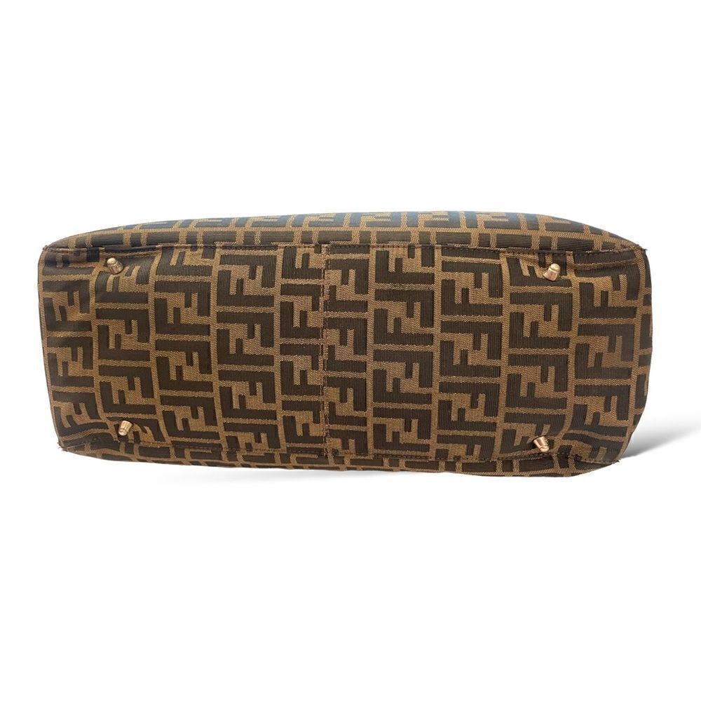 FENDI ZUCCA Print LARGE Vintage Twin Tote - Picture 11 of 16